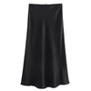 ow waist satin maxi skirt boogzel clothing