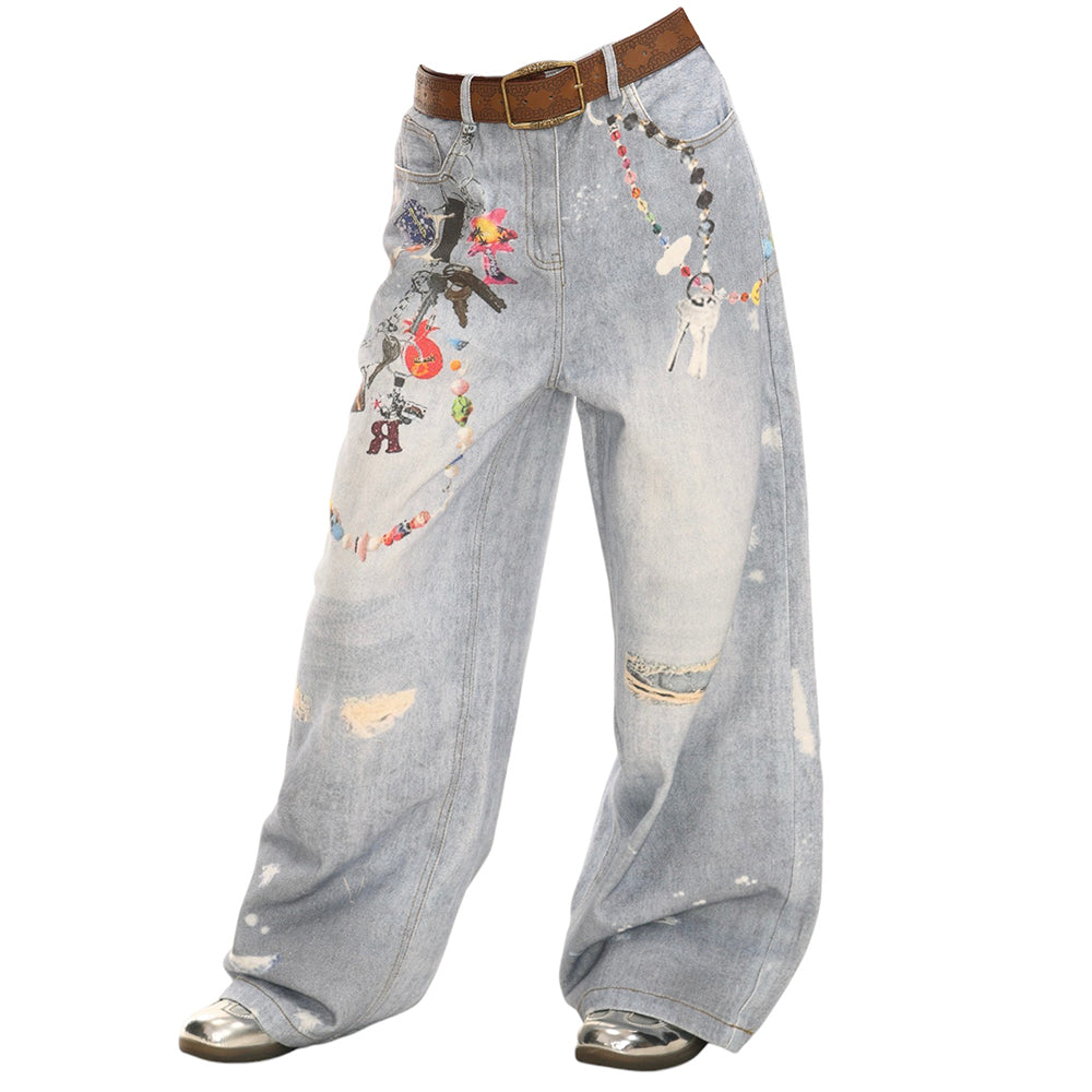 lucky trinket wide leg jeans boogzel clothing
