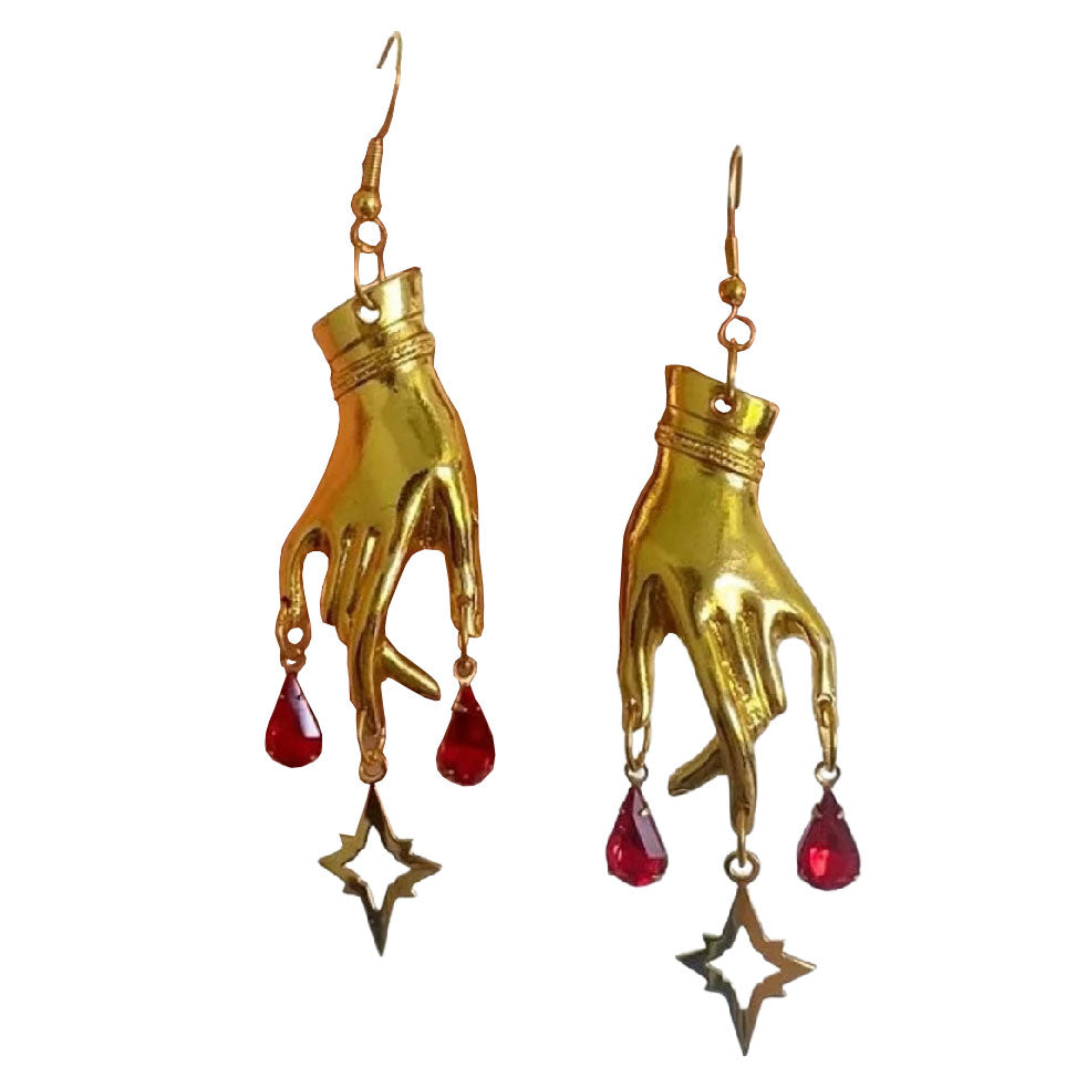 Witch Aesthetic Magic Hands Earrings boogzel clothing