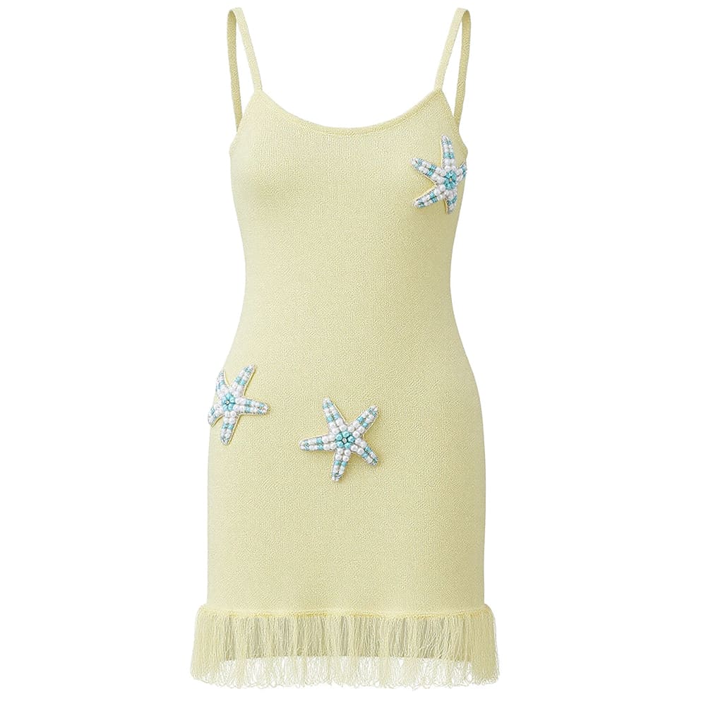 mermaidcore pastel knit mini dress boogzel clothing