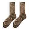 metallic ribbed socks boogzel clothing