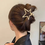 metallic star hair claw boogzel clothing