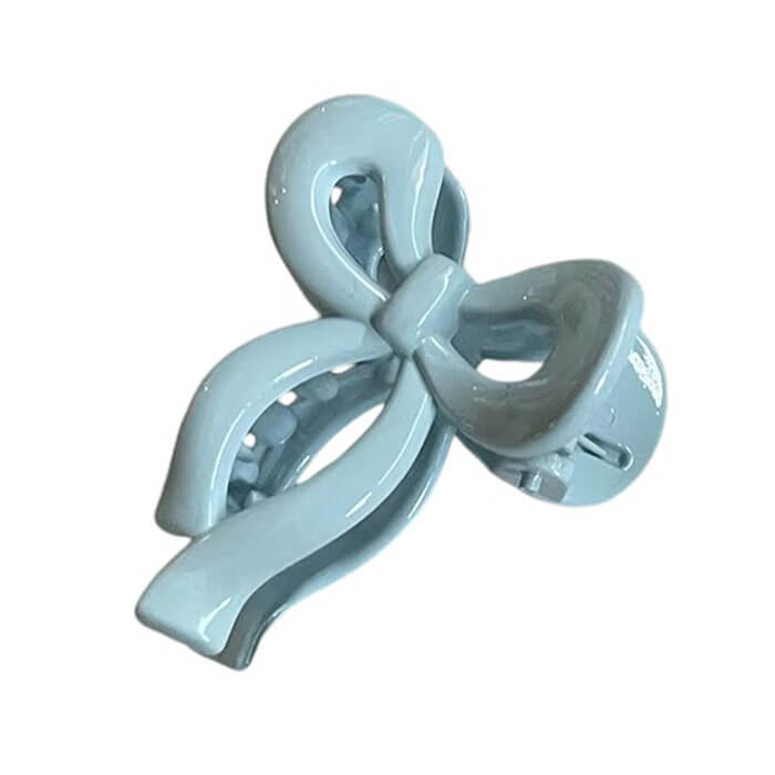 mini bow hair claw clip boogzel clothing