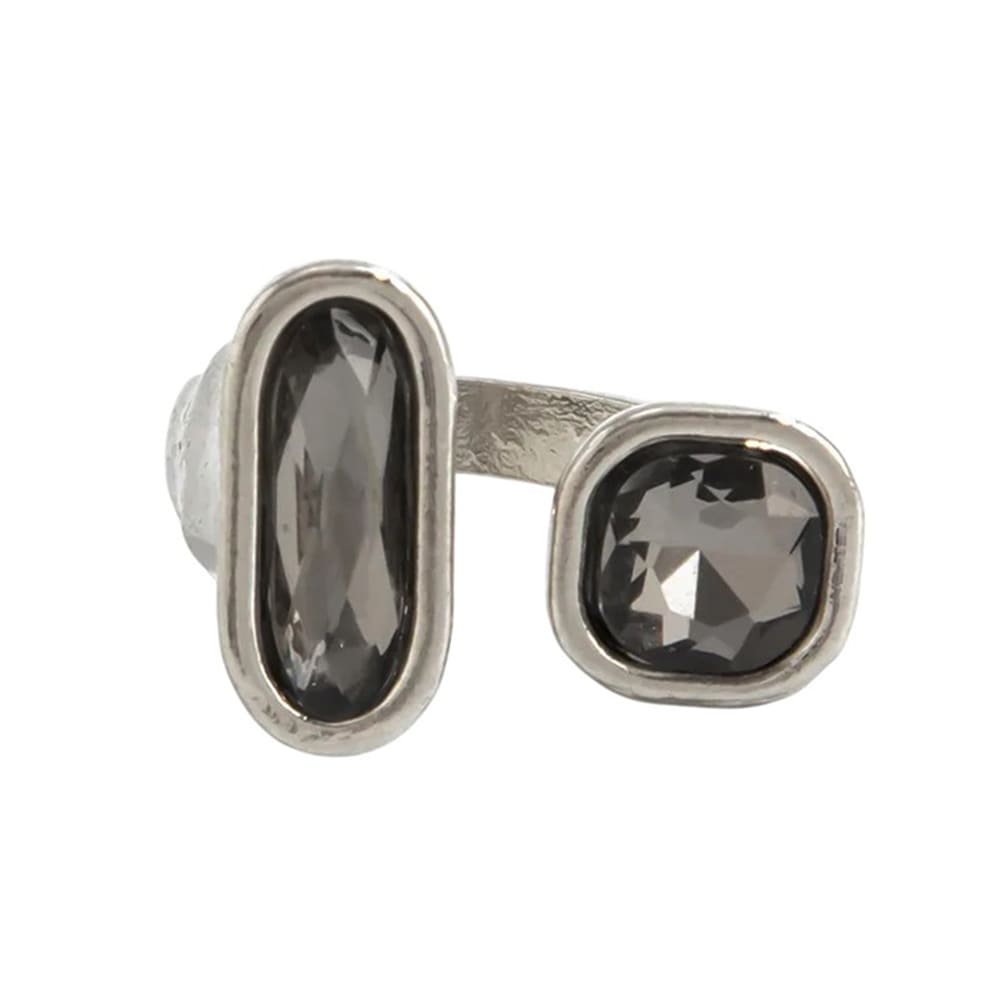 minimalist aesthetic silver ring set boogzel clothing