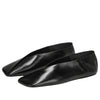 minimalist square toe black flats boogzel clothing