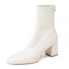 minimalist aesthetic block heel boots boogzel clothing