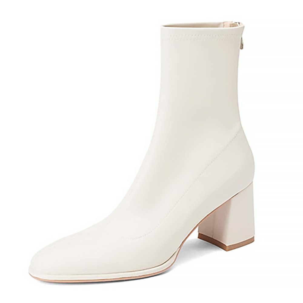 minimalist aesthetic block heel boots boogzel clothing