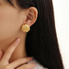 minimalist aesthetic shell earrings boogzel clothing