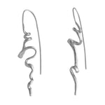 minimalist aesthetic spiral earrings boogzel clothing