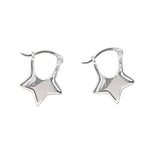 minimalist aesthetic star earrings boogzel clothing