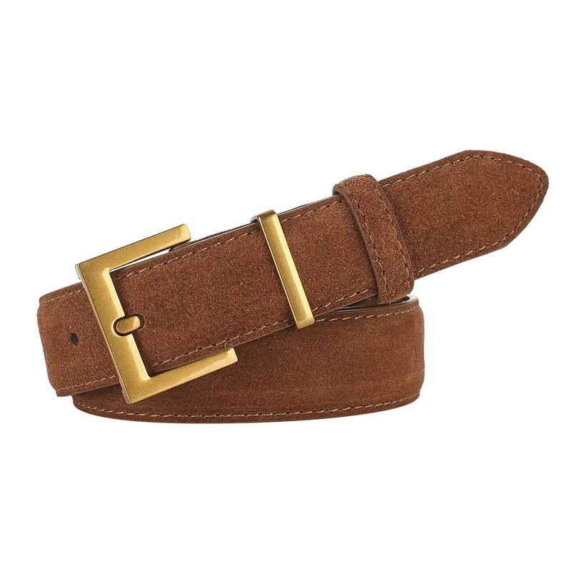 minimalist aesthetic suede belt boogzel clothing