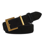 black suede belt boogzel clothing