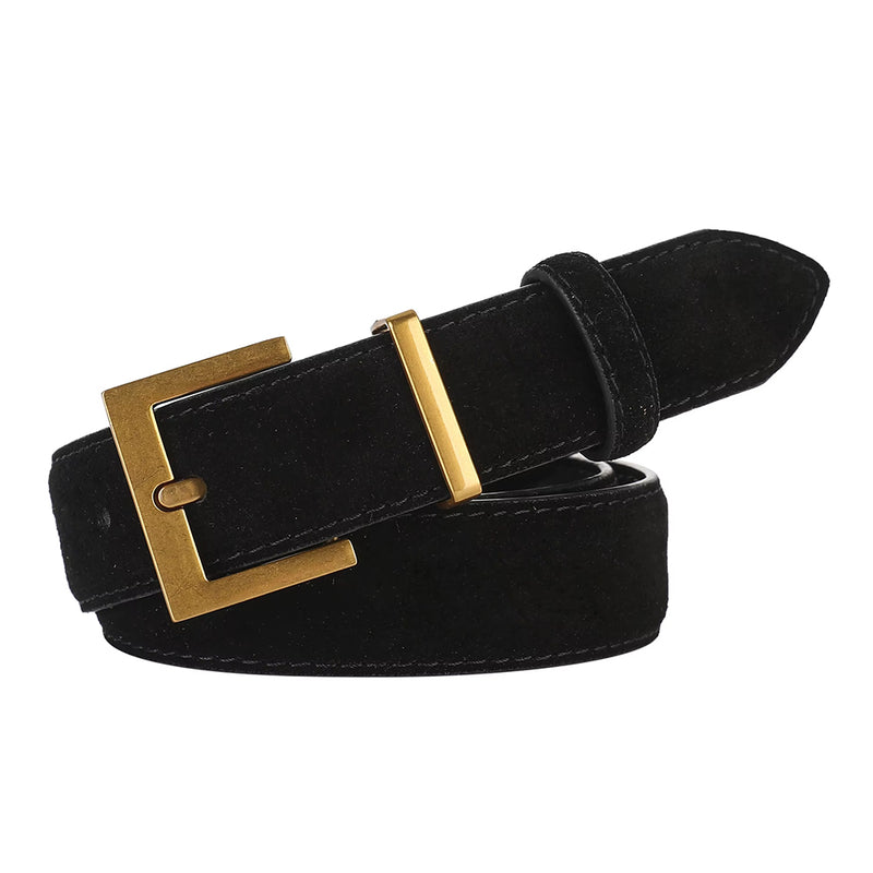 black suede belt boogzel clothing