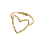 minimalist heart ring boogzel clothing