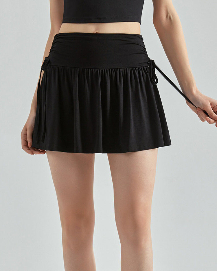 black tenis skirt - French Sun Tennis Skirt in Black - boogzel tennis goods