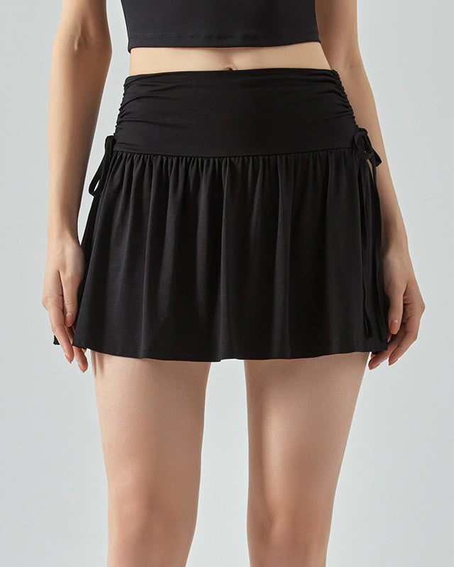black tenis skirt - French Sun Tennis Skirt in Black - boogzel tennis goods