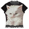 moody kitten print y2k top boogzel clothing