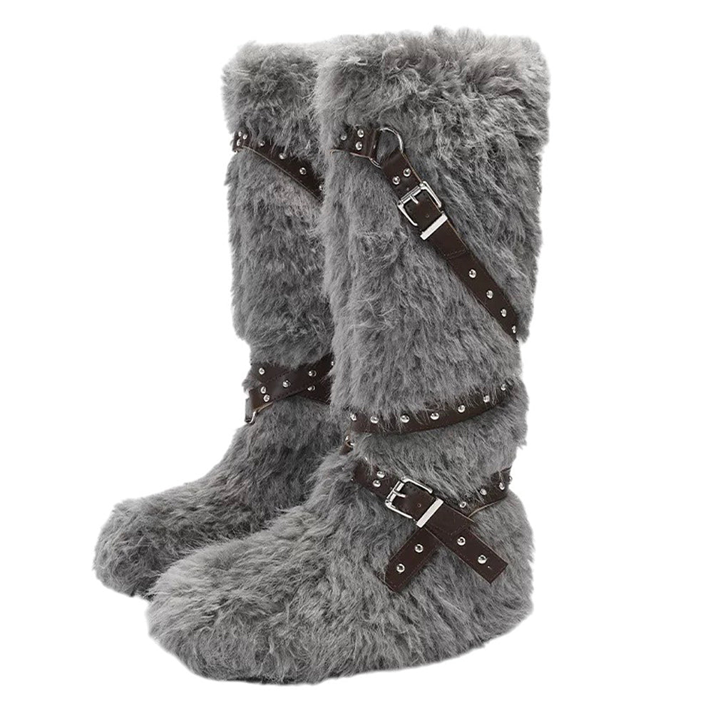 moon walk furry boots boogzel clothing