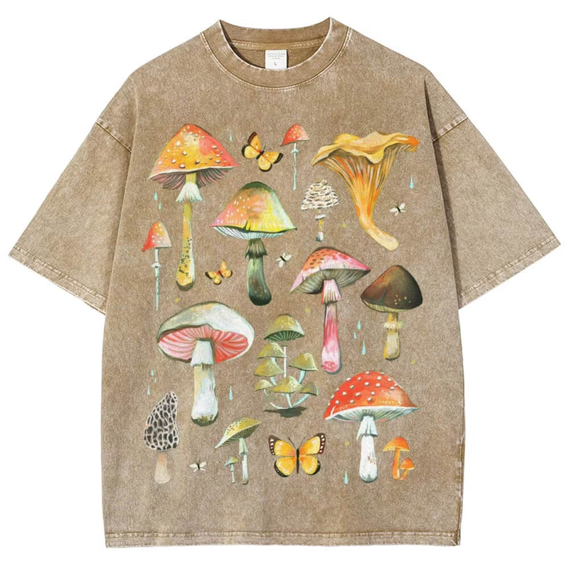 mushroom graphic tee boogzel clothing