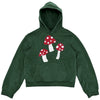 mushroom print hoodie boogzel clothing