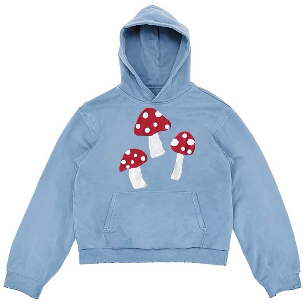 mushroom print hoodie boogzel clothing