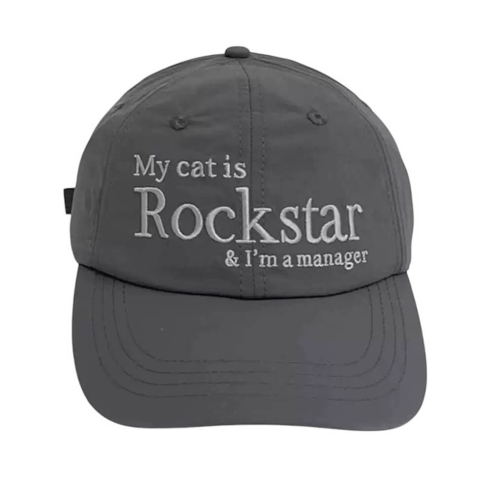 my cat is rock star cap boogzel clothing