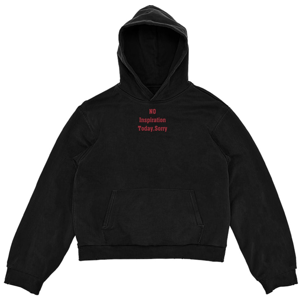 no inspiration today hoodie boogzel clothing