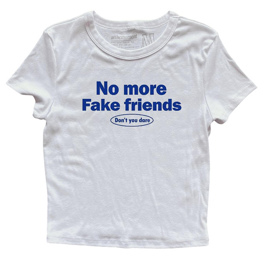 no more fake friends t-shirt boogzel clothing