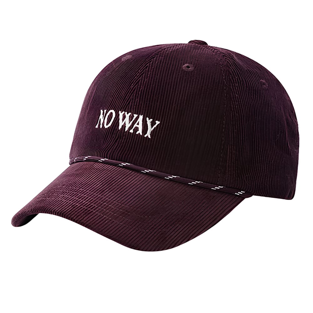 no way cord baseball cap boogzel clothing