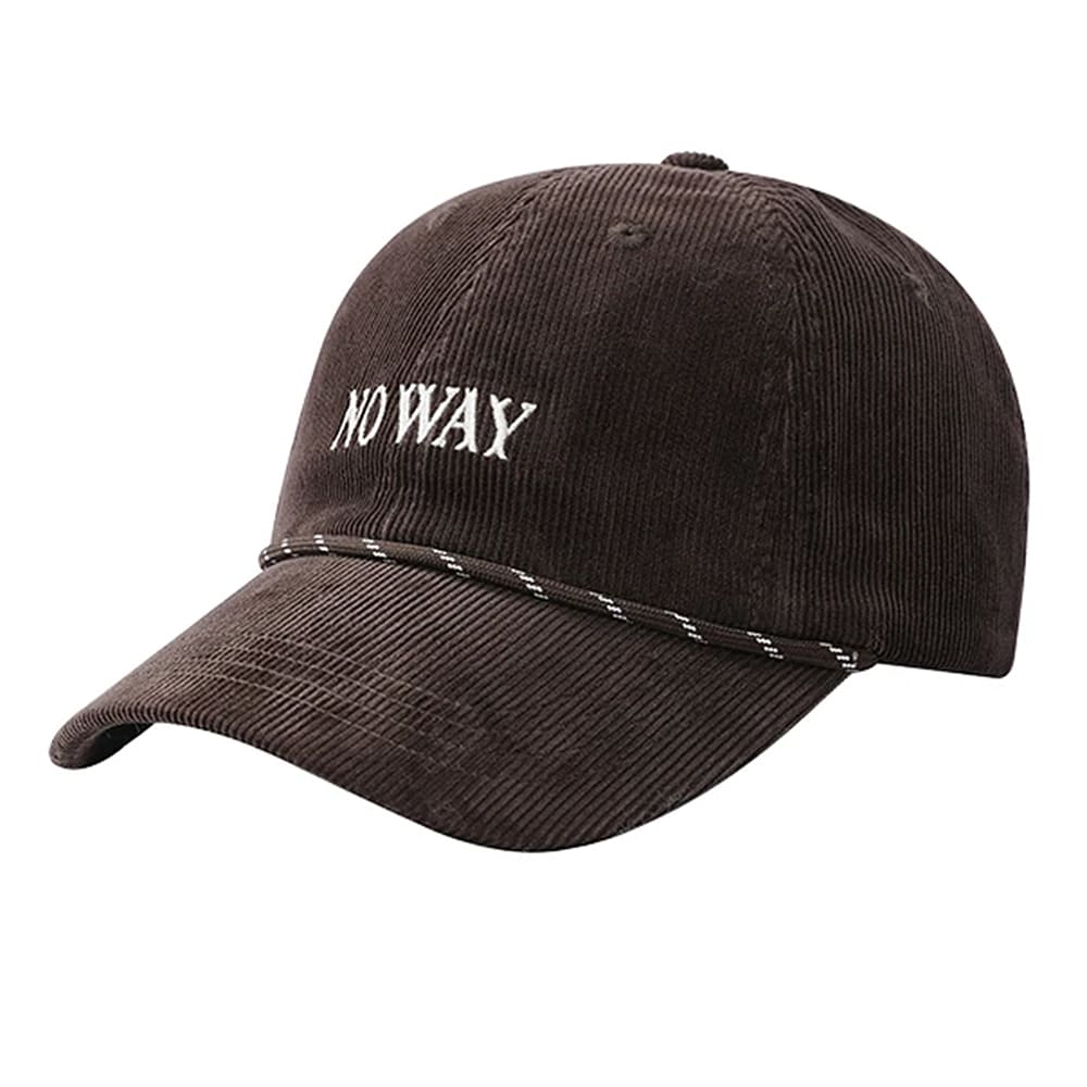 no way cord baseball cap boogzel clothing
