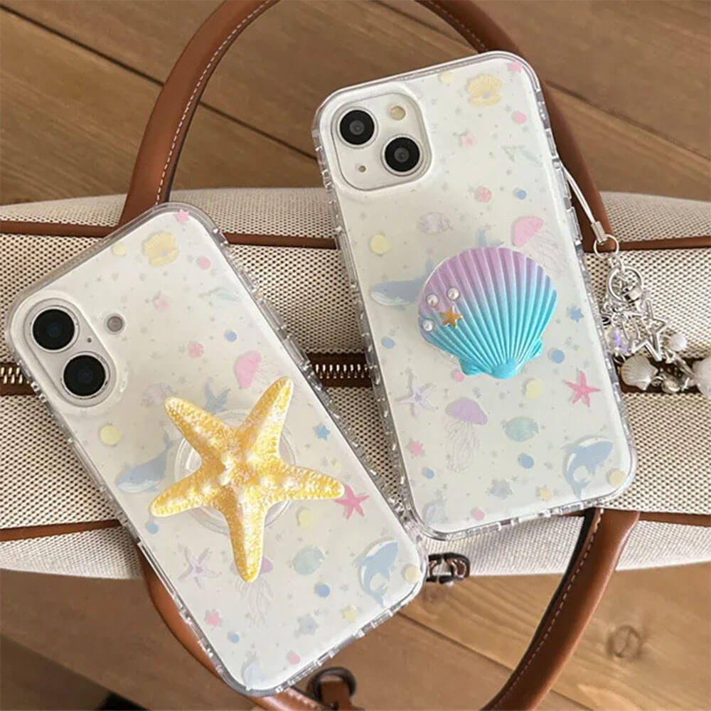 ocean shell mermaid aesthetic iphone case boogzel clothing