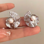 ocean whisper shell earrings boogzel clothing