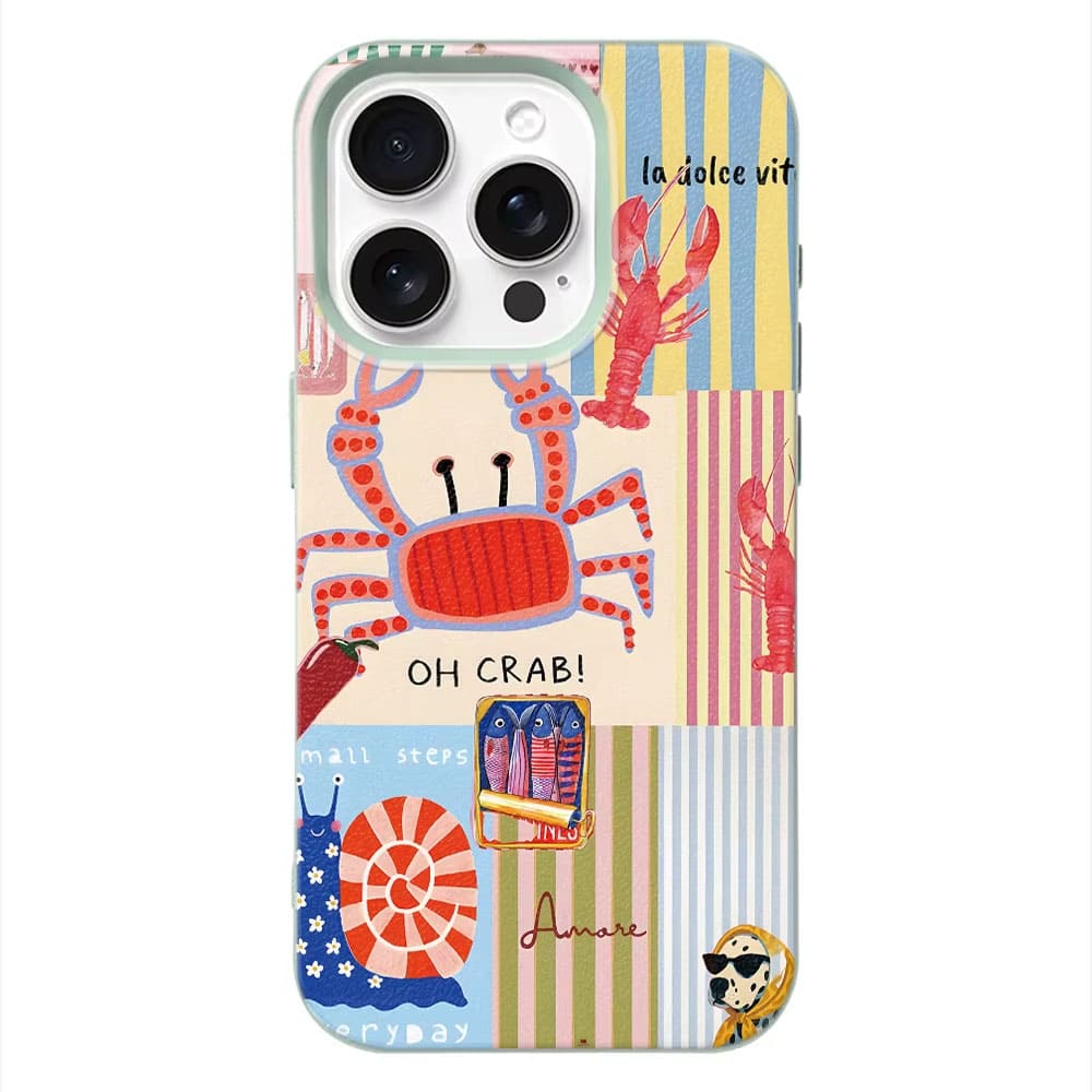 oh crab aesthetic iphone case boogzel clothing