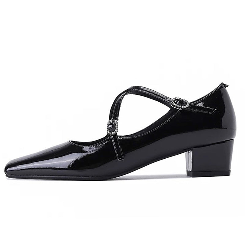 old money cross strap mary janes boogzel clothing