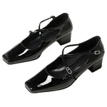 old money cross strap mary janes boogzel clothing