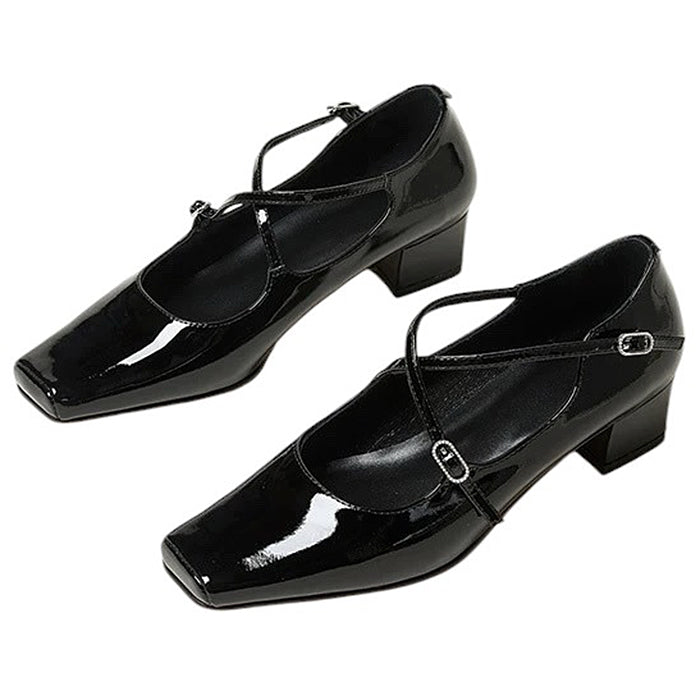 old money cross strap mary janes boogzel clothing