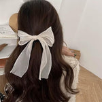 old money pearl hair bow boogzel clothing