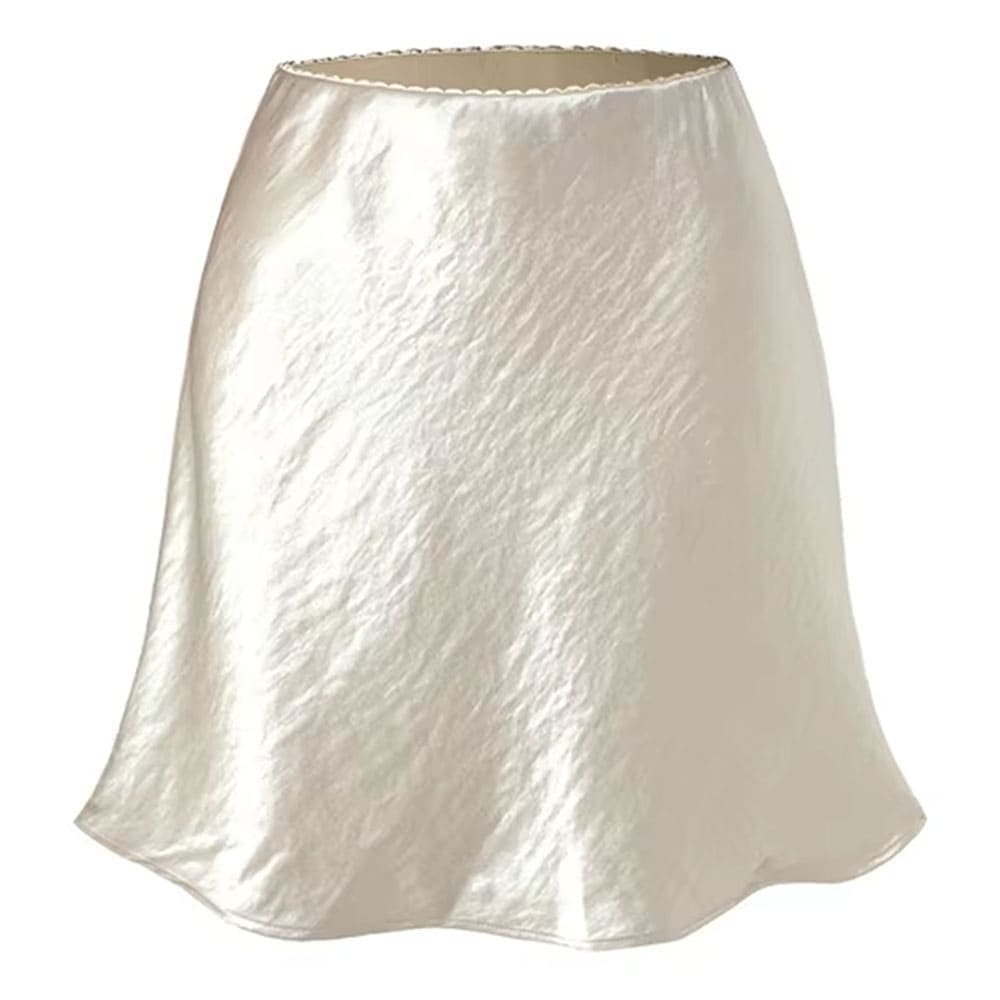 old money satin mini skirt boogzel clothing