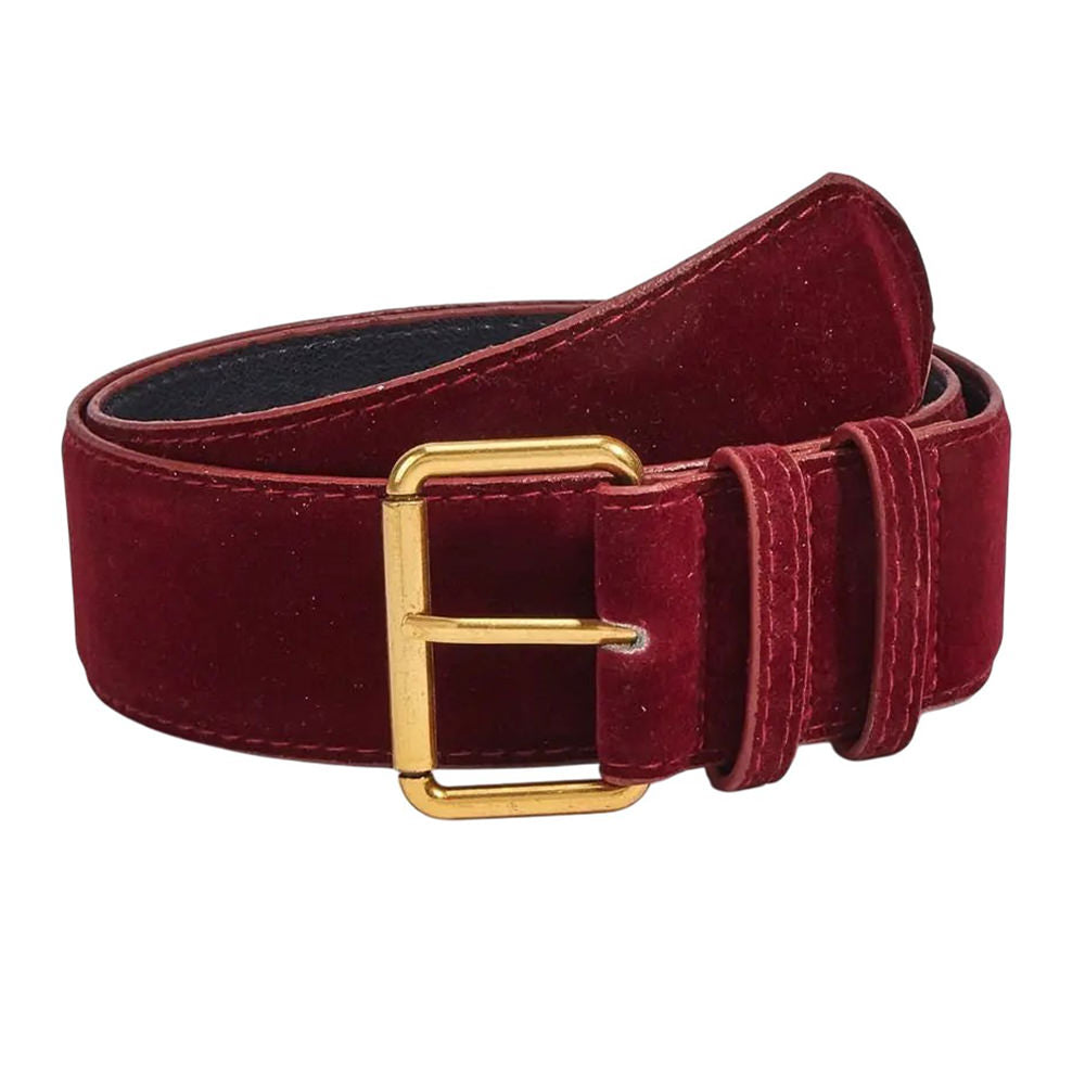 old money suede wide belt boogzel clothing