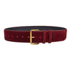 old money suede wide belt boogzel clothing