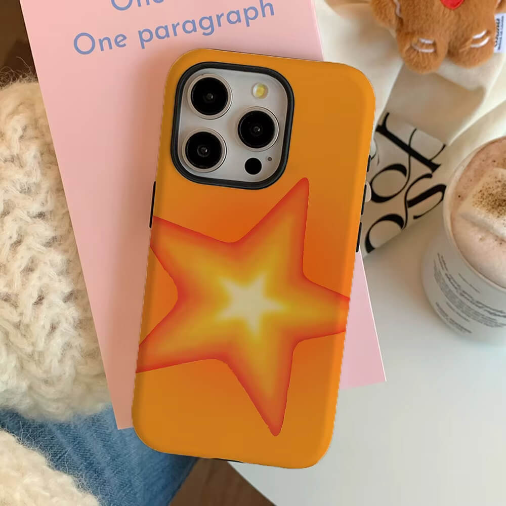orange star iphone case boogzel clothing