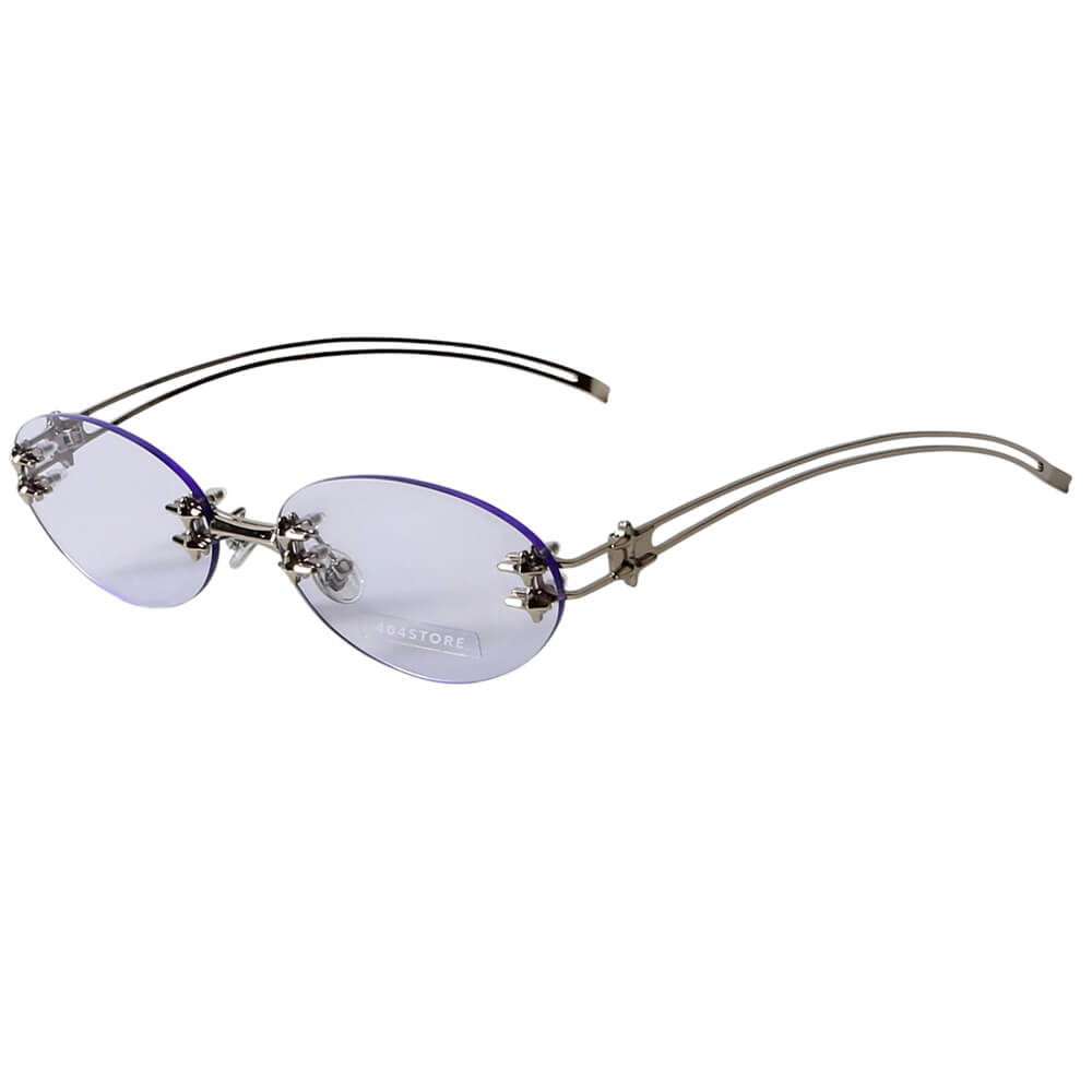 oval rimless glasses boogzel clothing