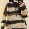 oversized striped knit sweater boogzel clothing