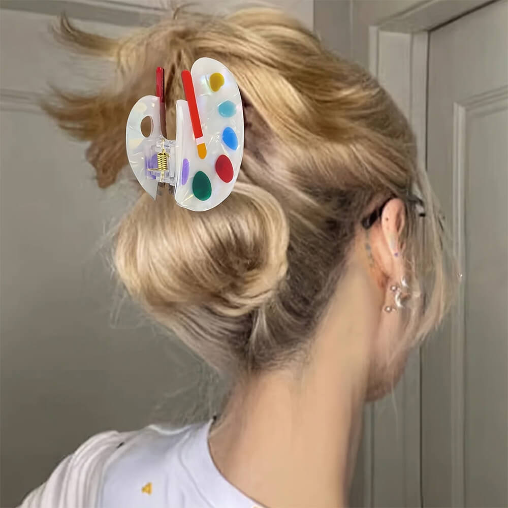 painter palette indie hair claw boogzel clothing