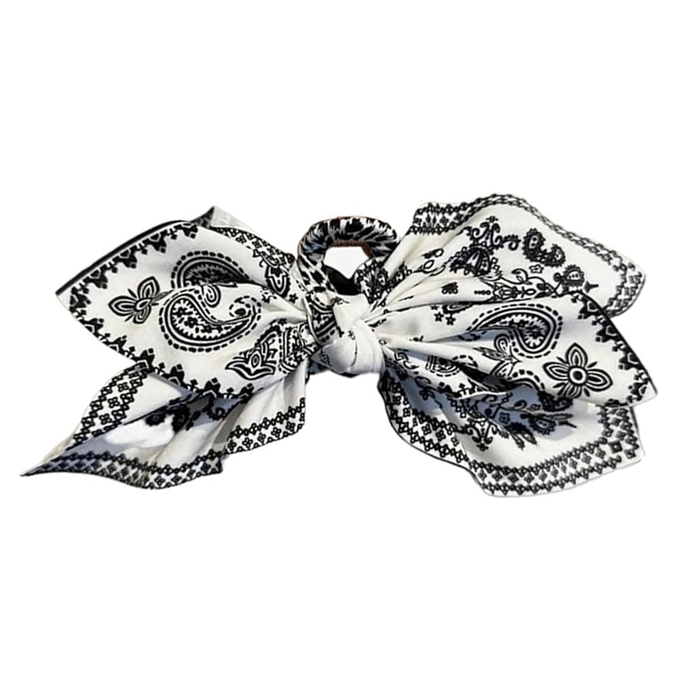 paisley bow hair claw boogzel clothing