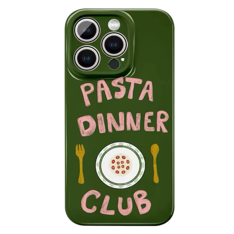 pasta dinner club iphone case boogzel clothing