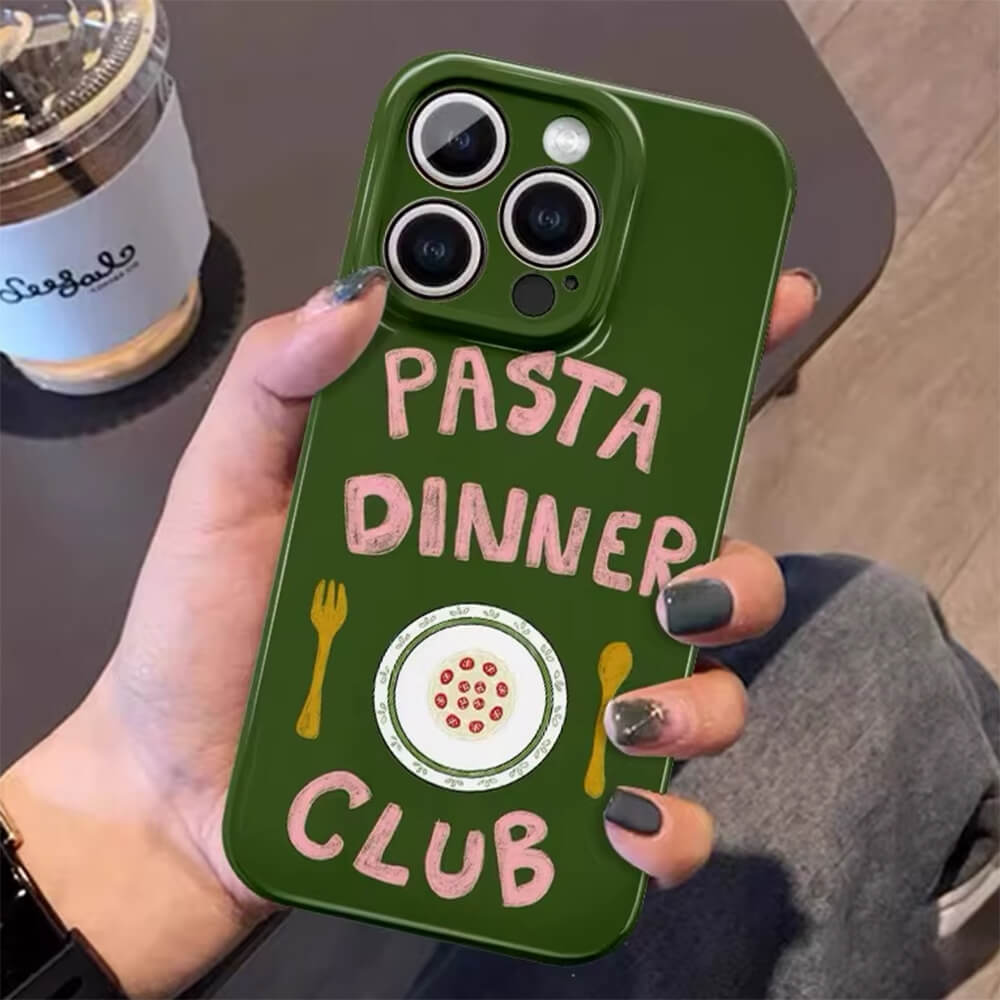 pasta dinner club iphone case boogzel clothing