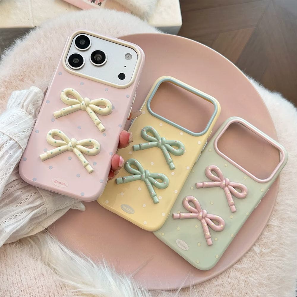 pastel bows iphone case boogzel clothing