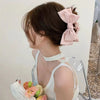 pastel pink bow hair claw boogzel clothing