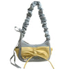 pastel bow ruched shoulder bag boogzel clothing